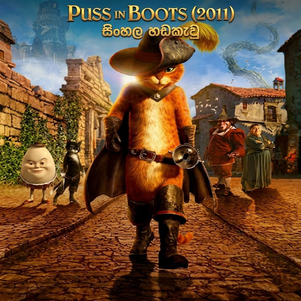 🐱 Puss in Boots (2011) Sinhala Dubbed | සිංහල හඬකැවූ