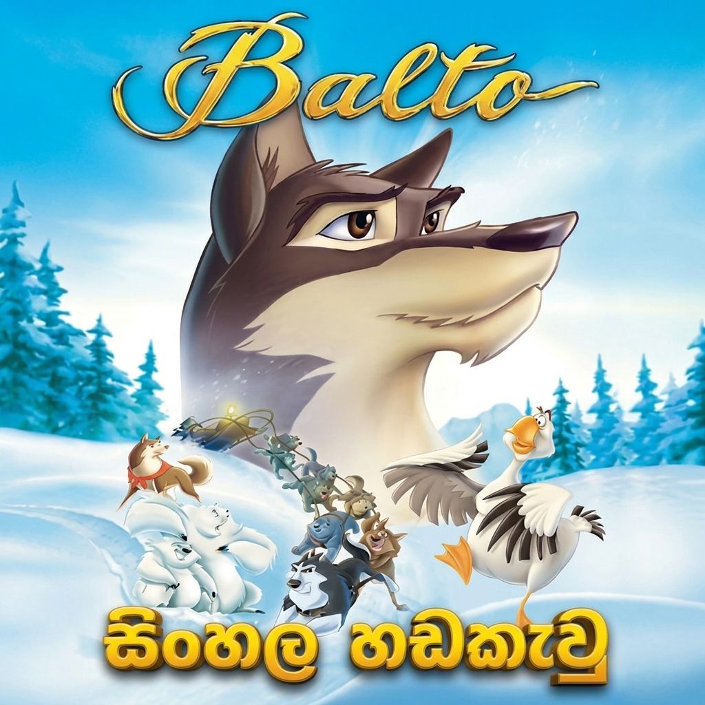 Balto (1995) Sinhala Dubbed | හිම කුණාටුවේ වීරයා!