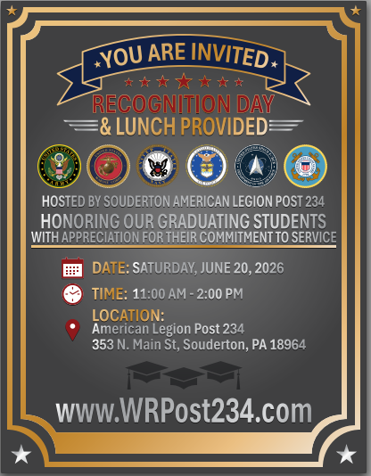 Community Salute and Ceremony for our graduating future military service members