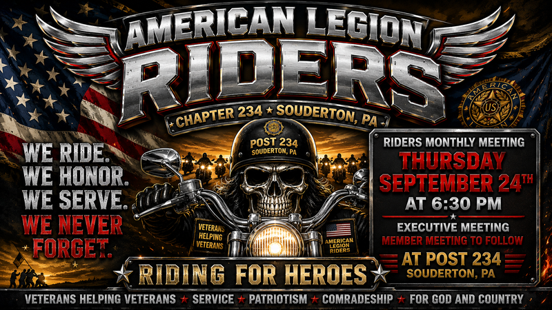 Riders Monthly Meeting