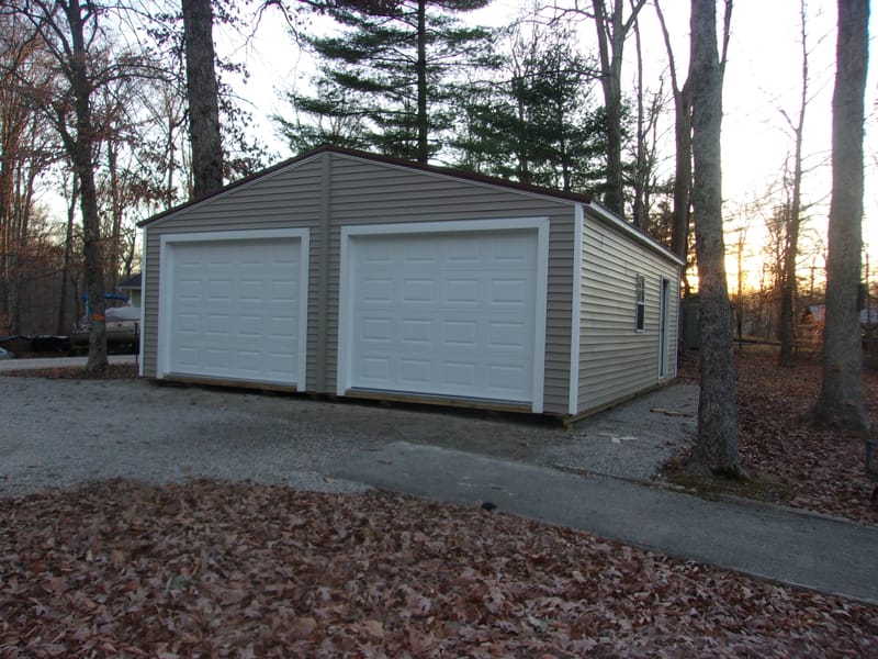 Double Wide Modular Garages