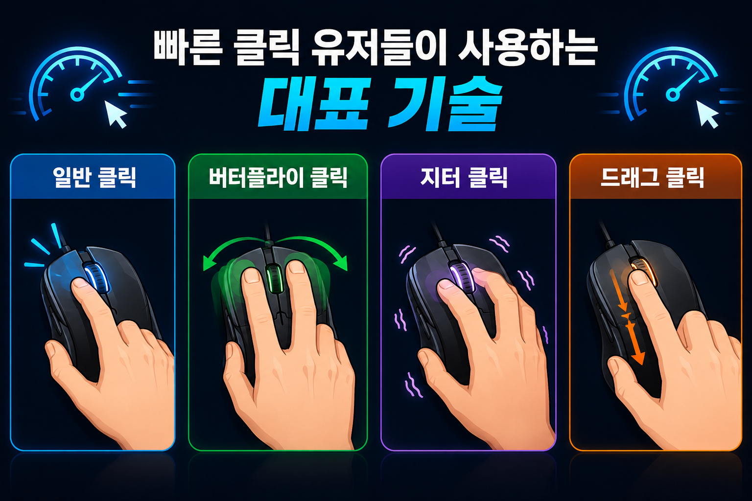 빠른 클릭 유저들이 사용하는 대표 기술