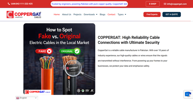 CopperGAT — Brand & Digital Presence - Case Study