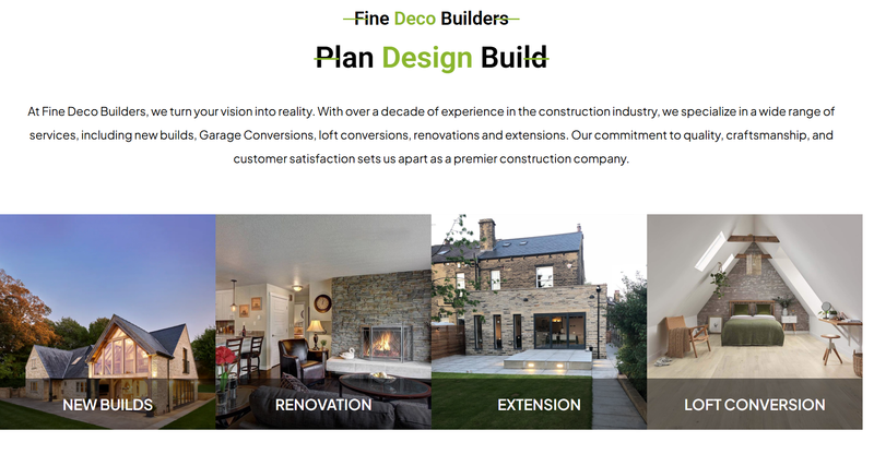 Fine Deco Builder — Construction & Flooring Brand- Case Study