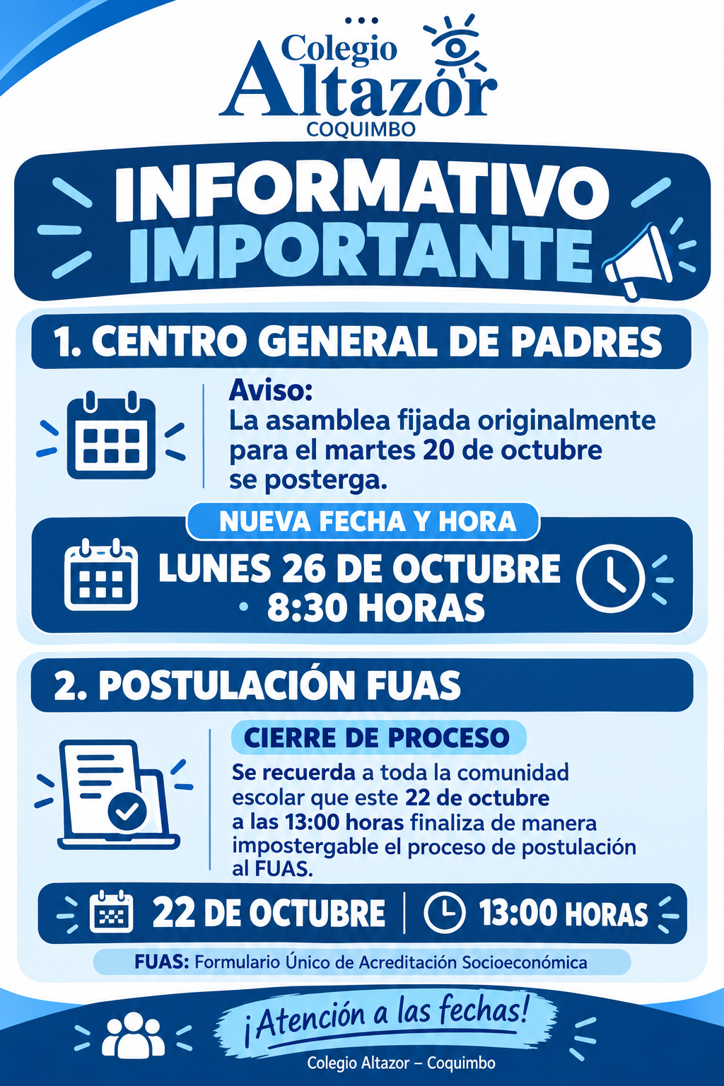 INFORMATIVO IMPORTANTE