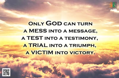 Are you in a turbulent situation? Here are some scriptures that will help you navigate difficult challenges in life. Psalm 46:1-3, 9:9-10, 34:18, 50:15  Matthew 11:28-29, Joel 2:25-27, Isaiah 40:31, 41:10, 43:2, Philippians4:6-7                      Ask God for anything today, and  He will surely meet your needs.