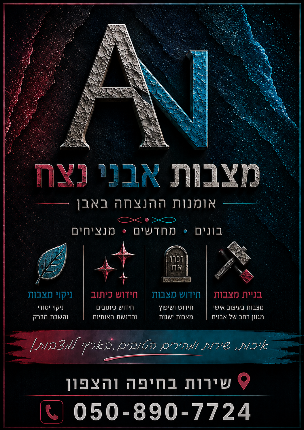מצבות חיפה מבית מצבות אבני נצח