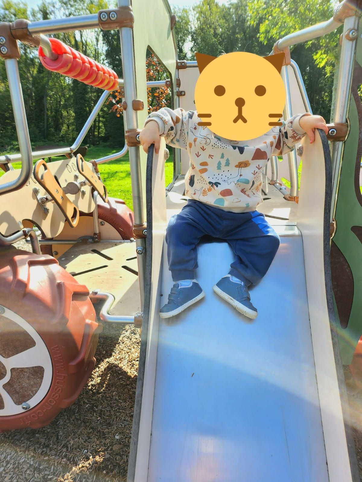 Promenade aux parcs pour enfants
