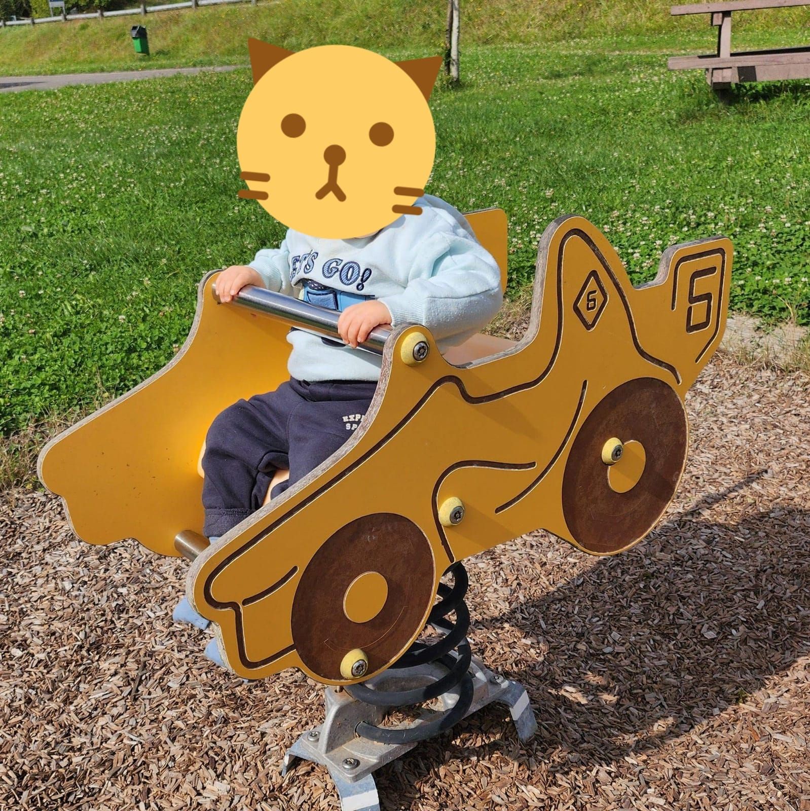 Promenade aux parcs pour enfants