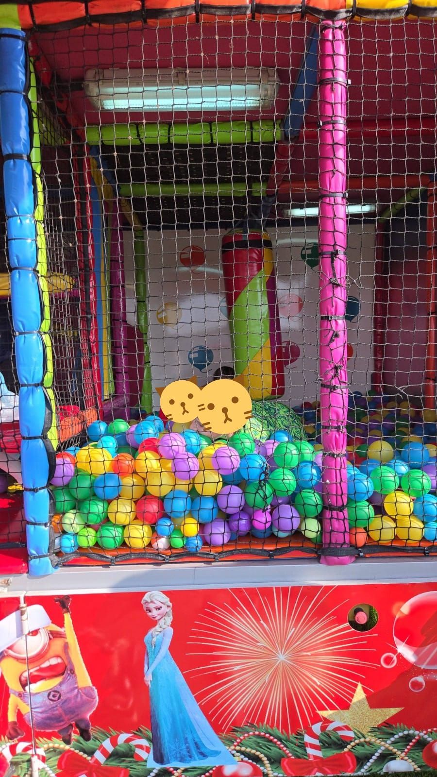 fête foraine avec les enfants
