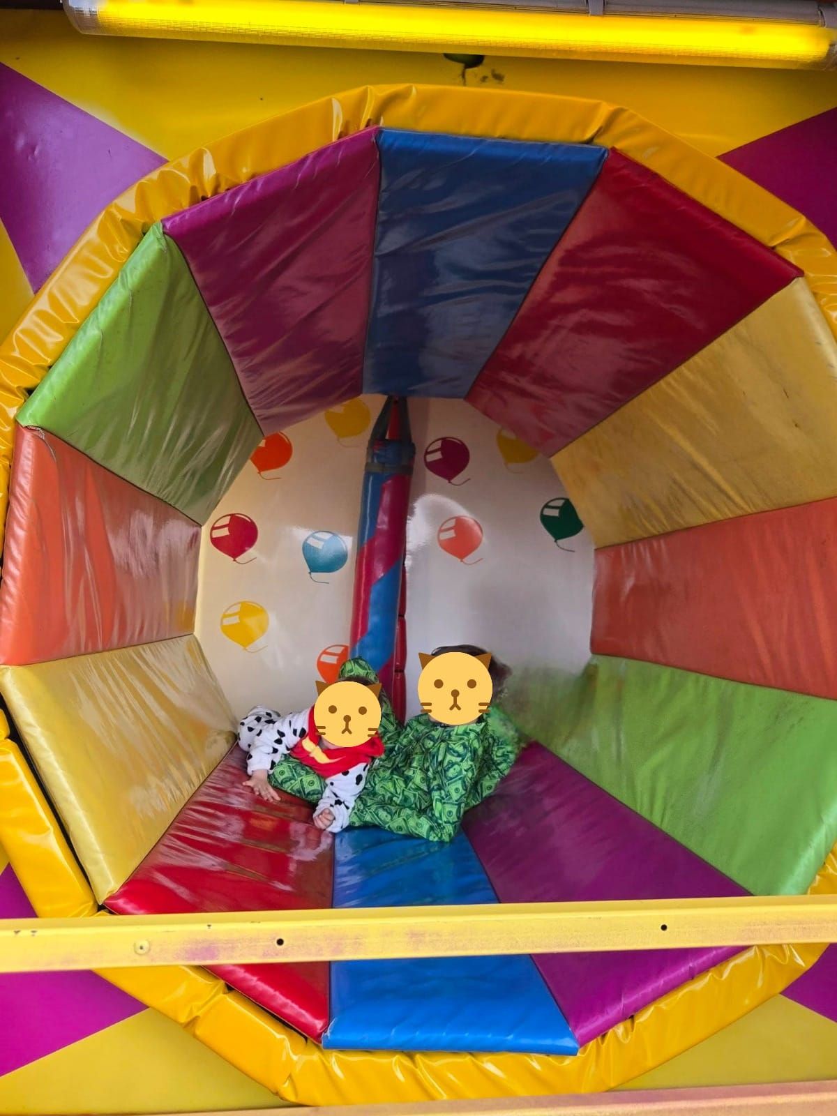 fête foraine avec les enfants