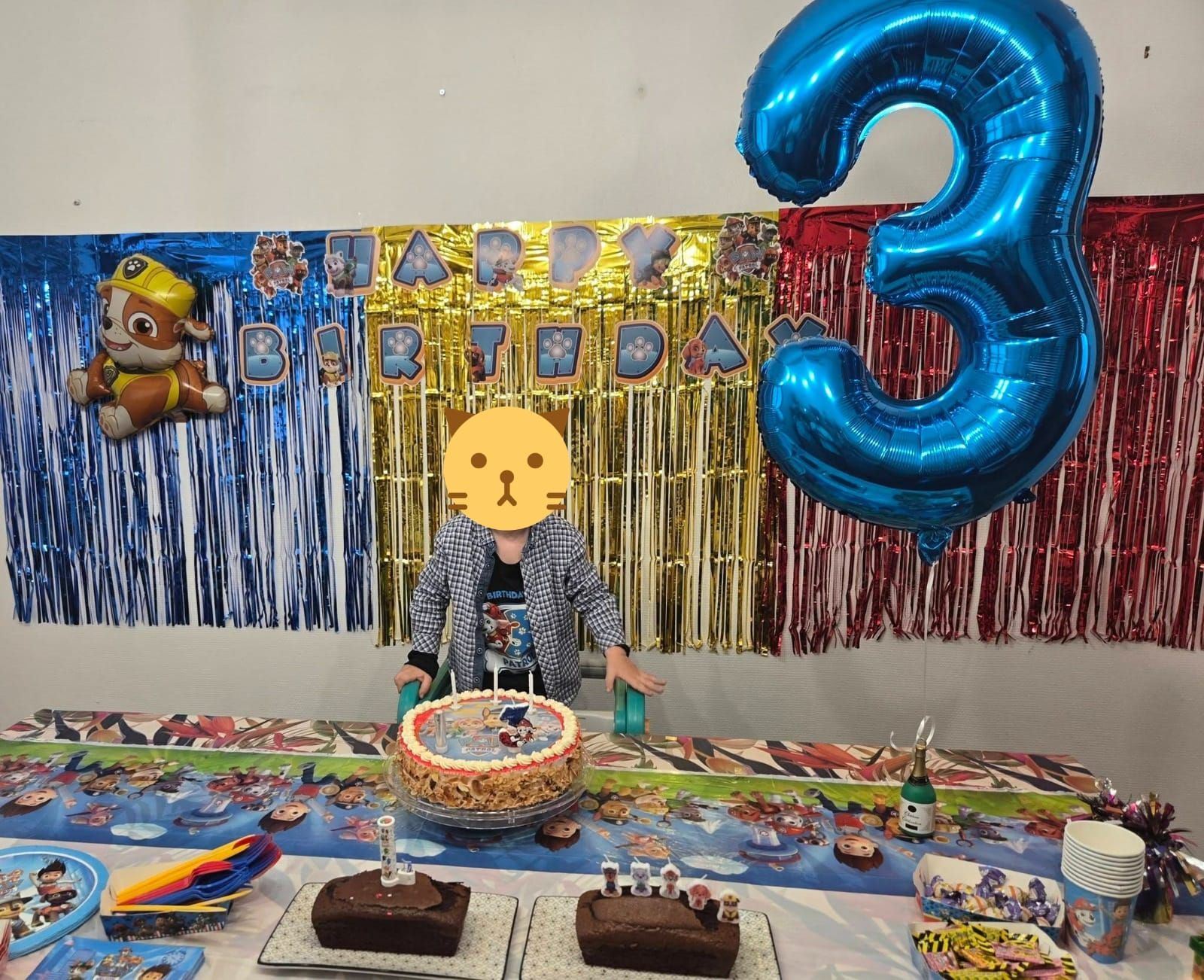 anniversaire 3 ans thème pat'patrouille