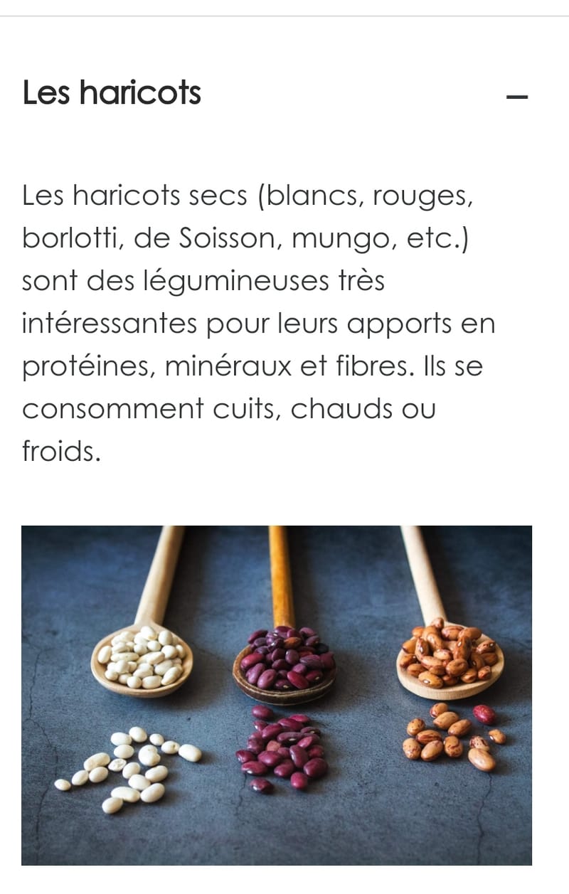 Les haricots