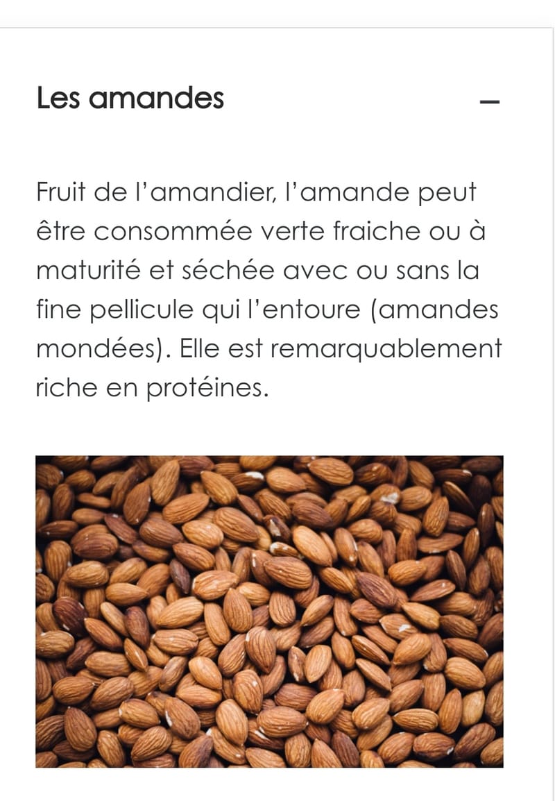 Les amandes