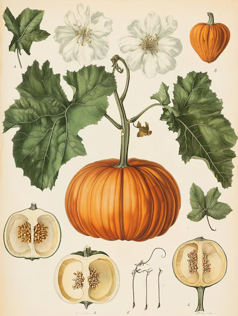 Les graines de courge
