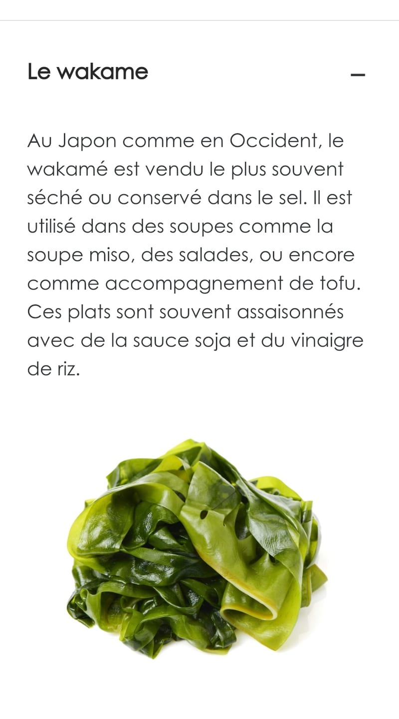 Le wakame