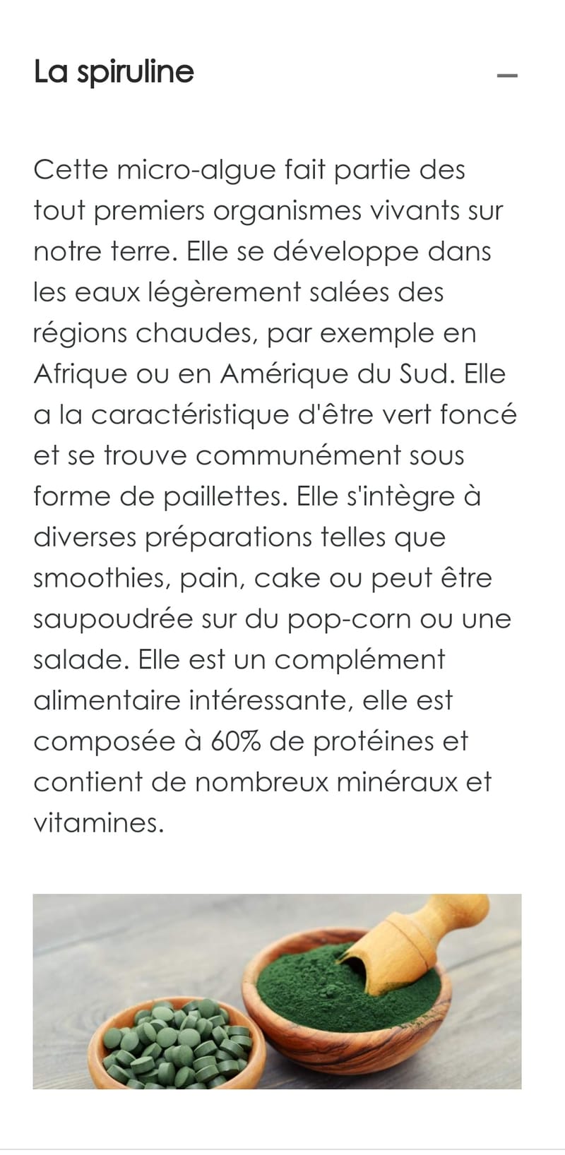 La spiruline