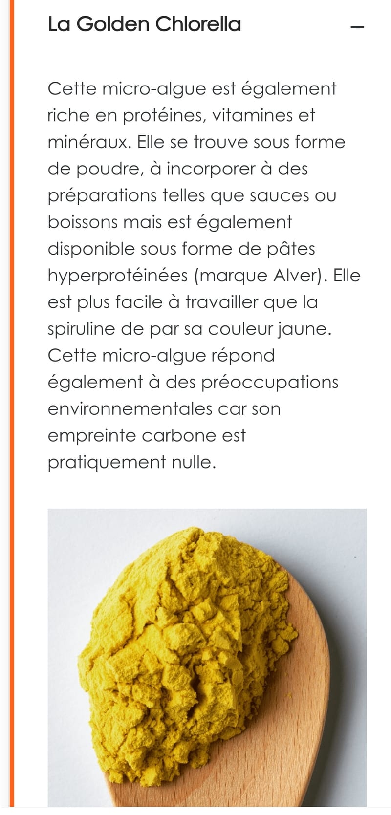La golden chlorella