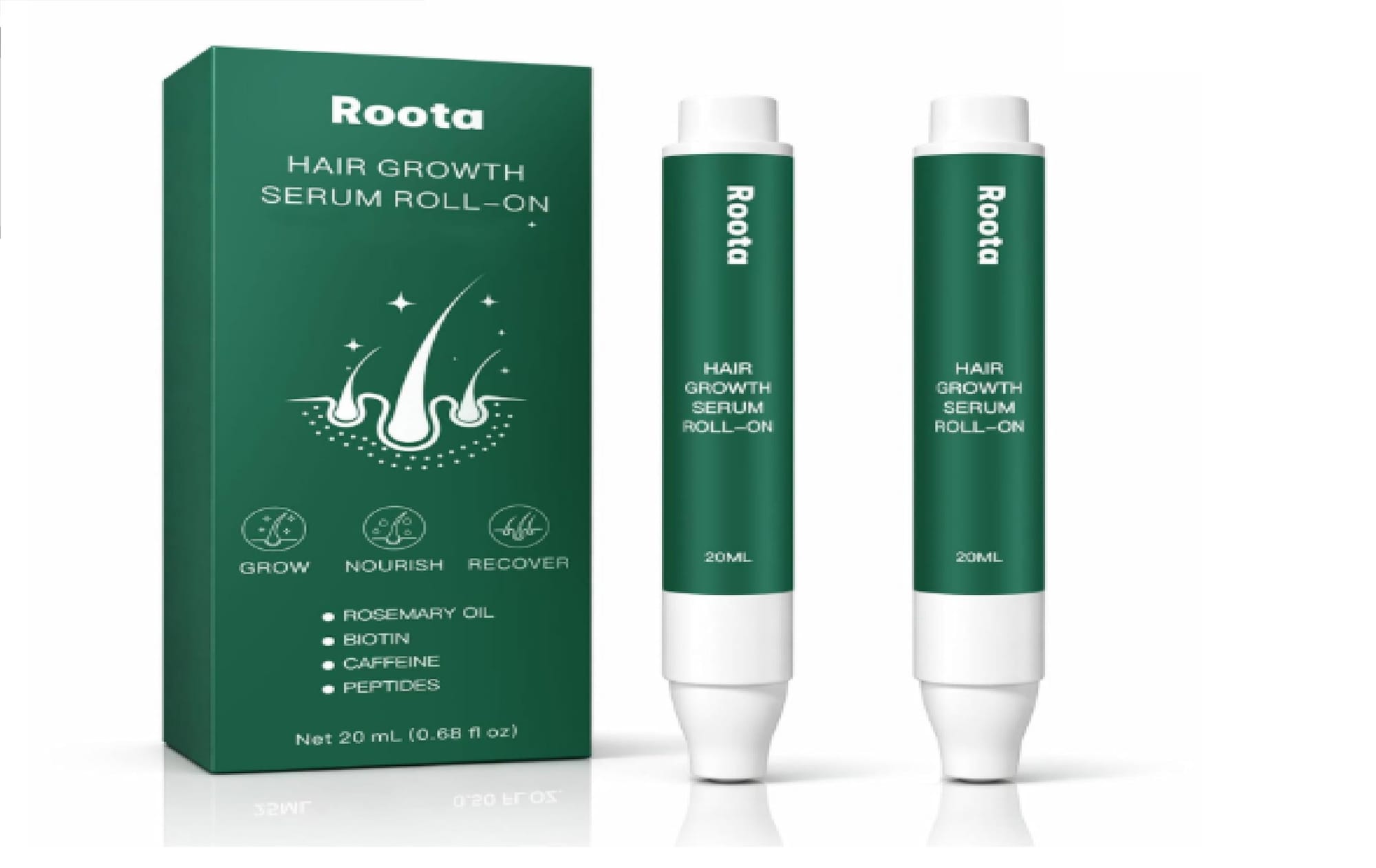 Roota Hair Growth Serum Lightweight Non-Greasy Formula for Men & Women