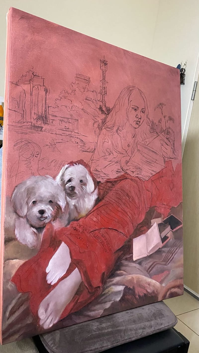 Modelling to a Professional Artist