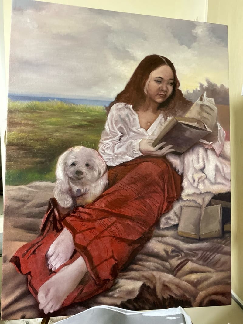 Modelling to a Professional Artist
