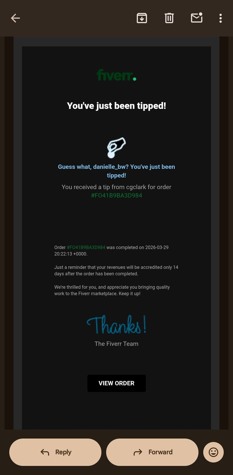 Payment is Confirmed