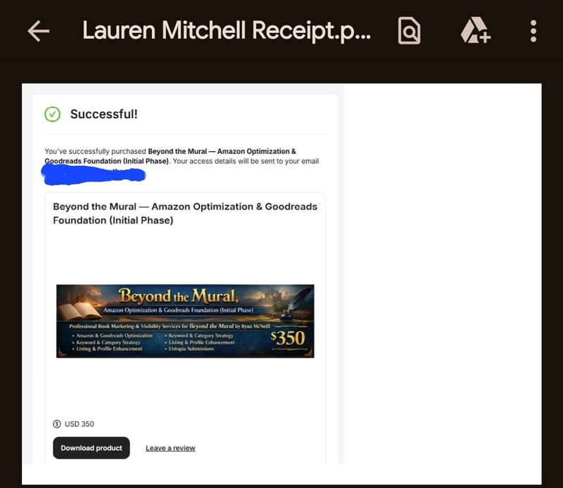 Payment is Confirmed