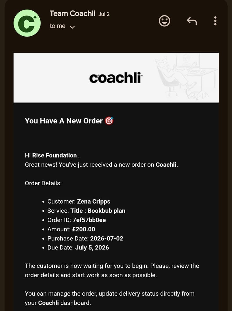 Payment is Confirmed