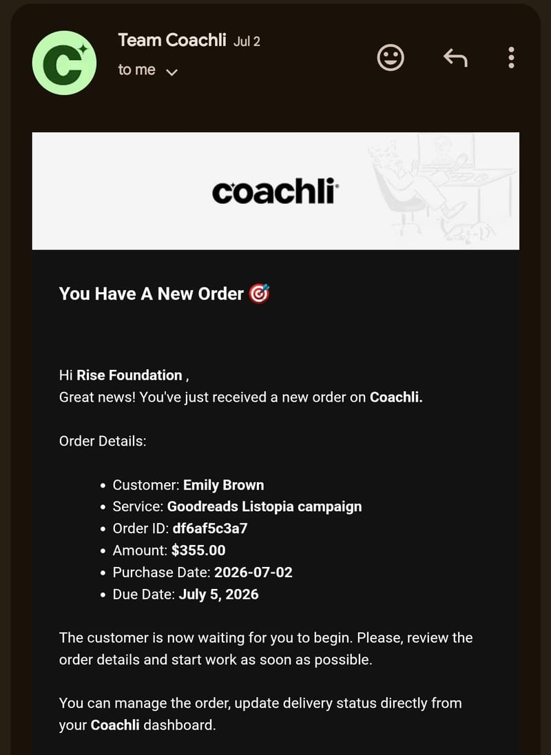 Payment is Confirmed