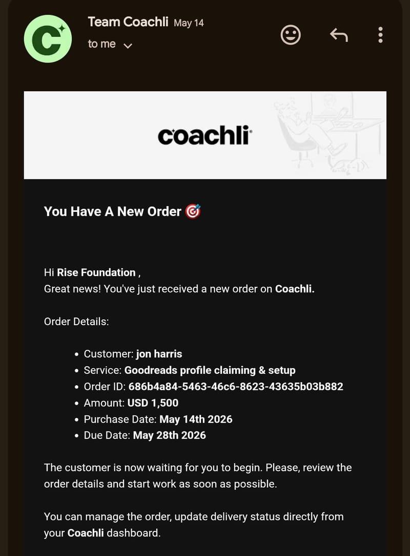 Payment is Confirmed