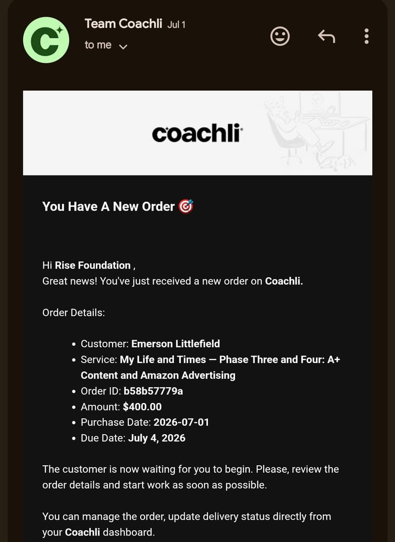 Payment is Confirmed