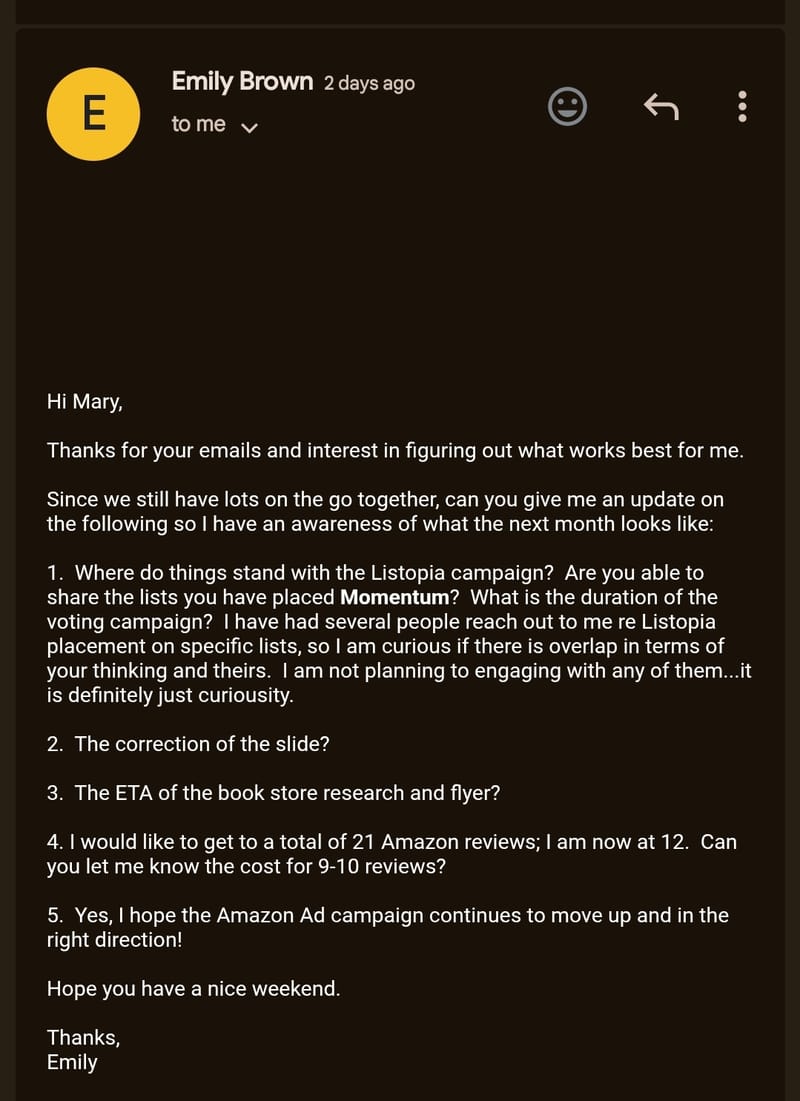 You Choose Your Service