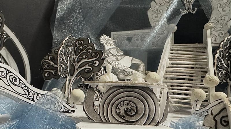 White card model