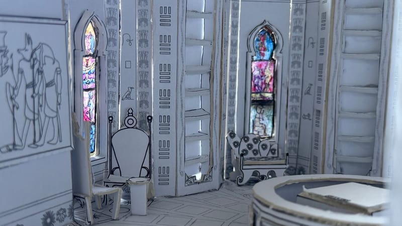White card model