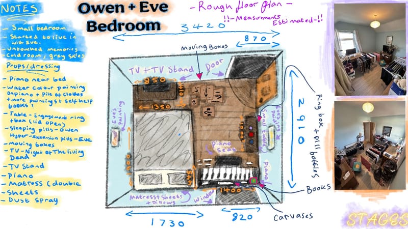 Owen & Eve’s bedroom