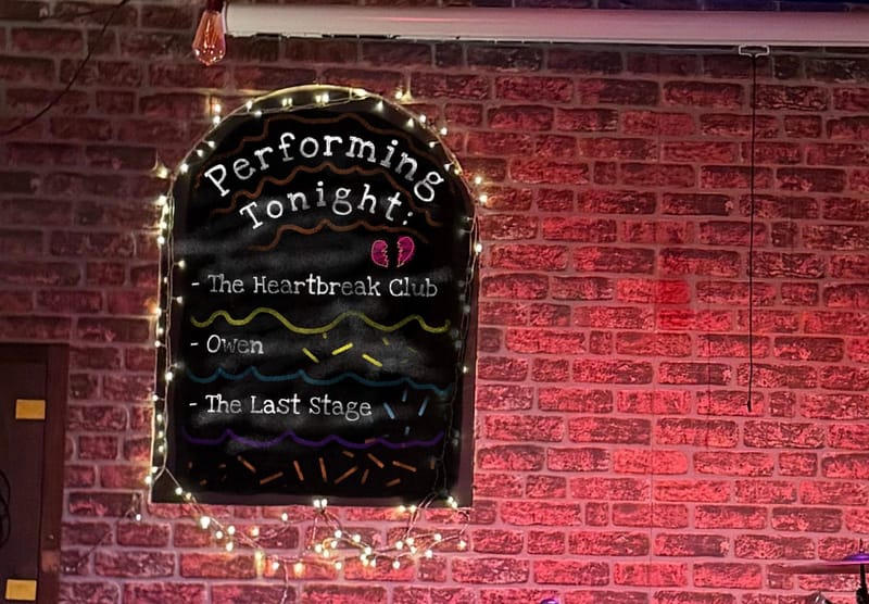 The chalk board