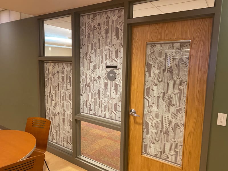 Window Perf & Frosted Film
