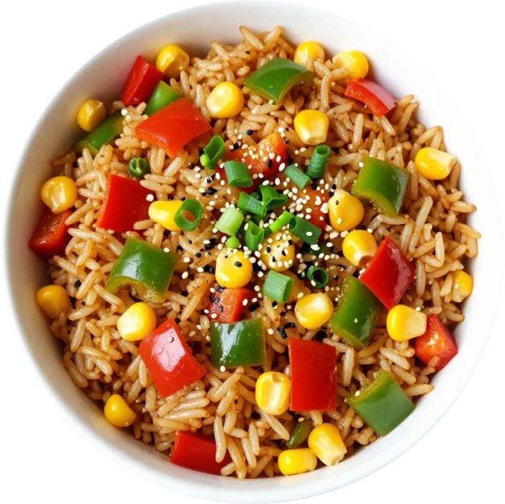 Orez prăjit vegetarian 500g+