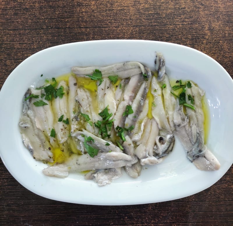 Γαύρος Μαρινάτος/Marinated Anchovies