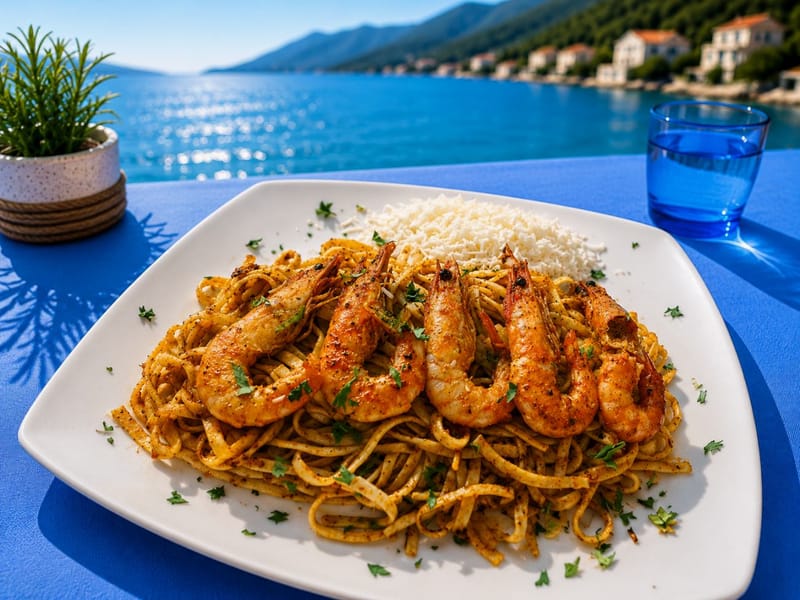 Γαριδομακαρονάδα/Shrimp Pasta
