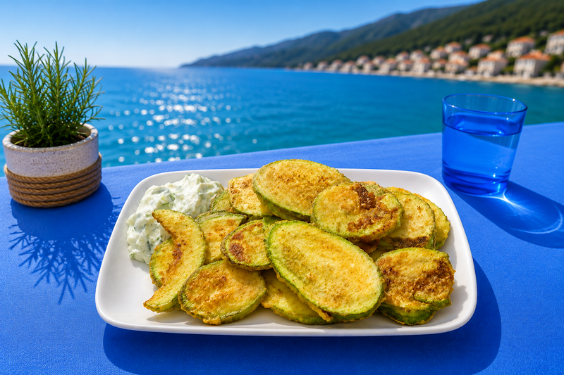 Κολοκυθάκια Τηγανητά/Fried Zucchini