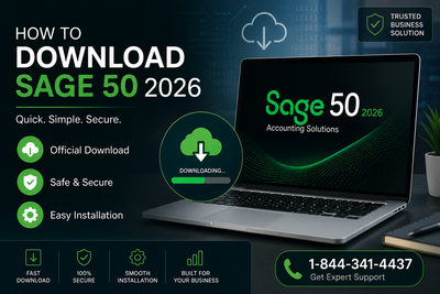 How to Download Sage 50 2026 for Windows and Install the latest version