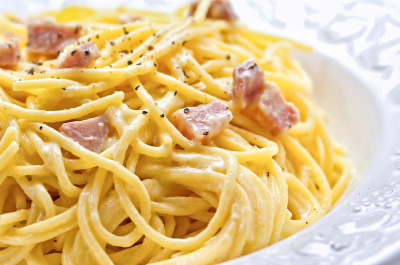 Paste carbonara