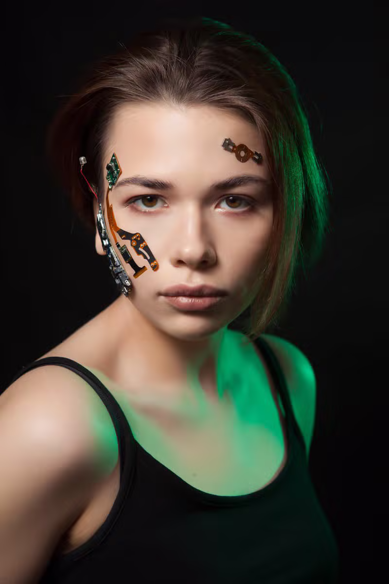 Antenna Ear Spikes neon body modification