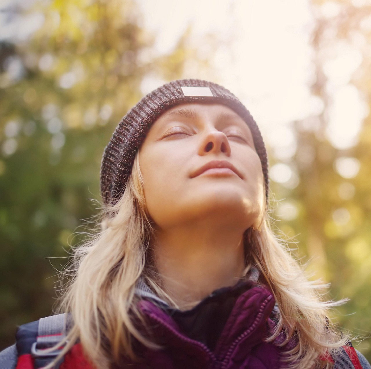 Woman building confidence through physical movement