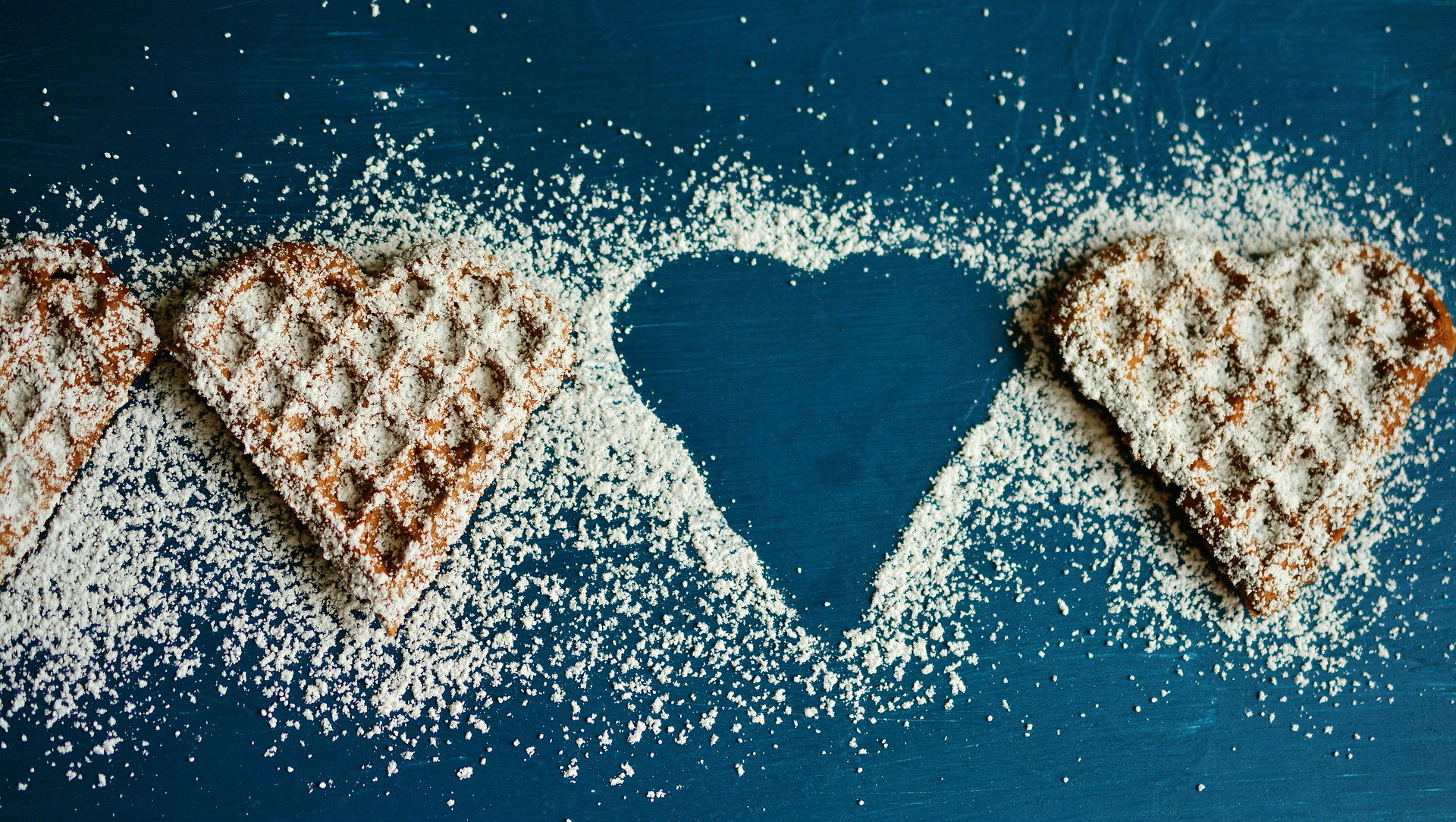Cookies with powdered sugar representing processed sugar intake