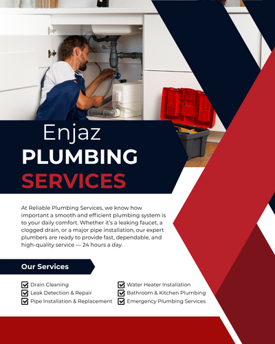 Best Residential Plumbing Services with Enjaz Plumbing Services