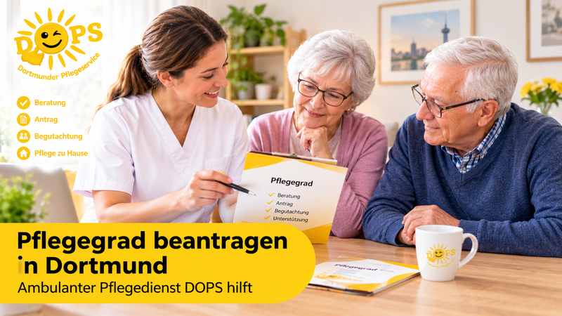Pflegegrad beantragen in Dortmund – Ambulanter Pflegedienst DOPS hilft