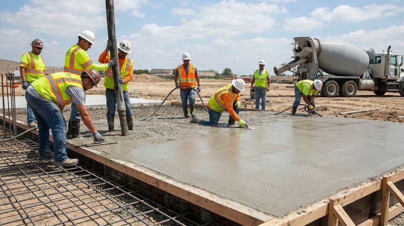 Types of concrete work