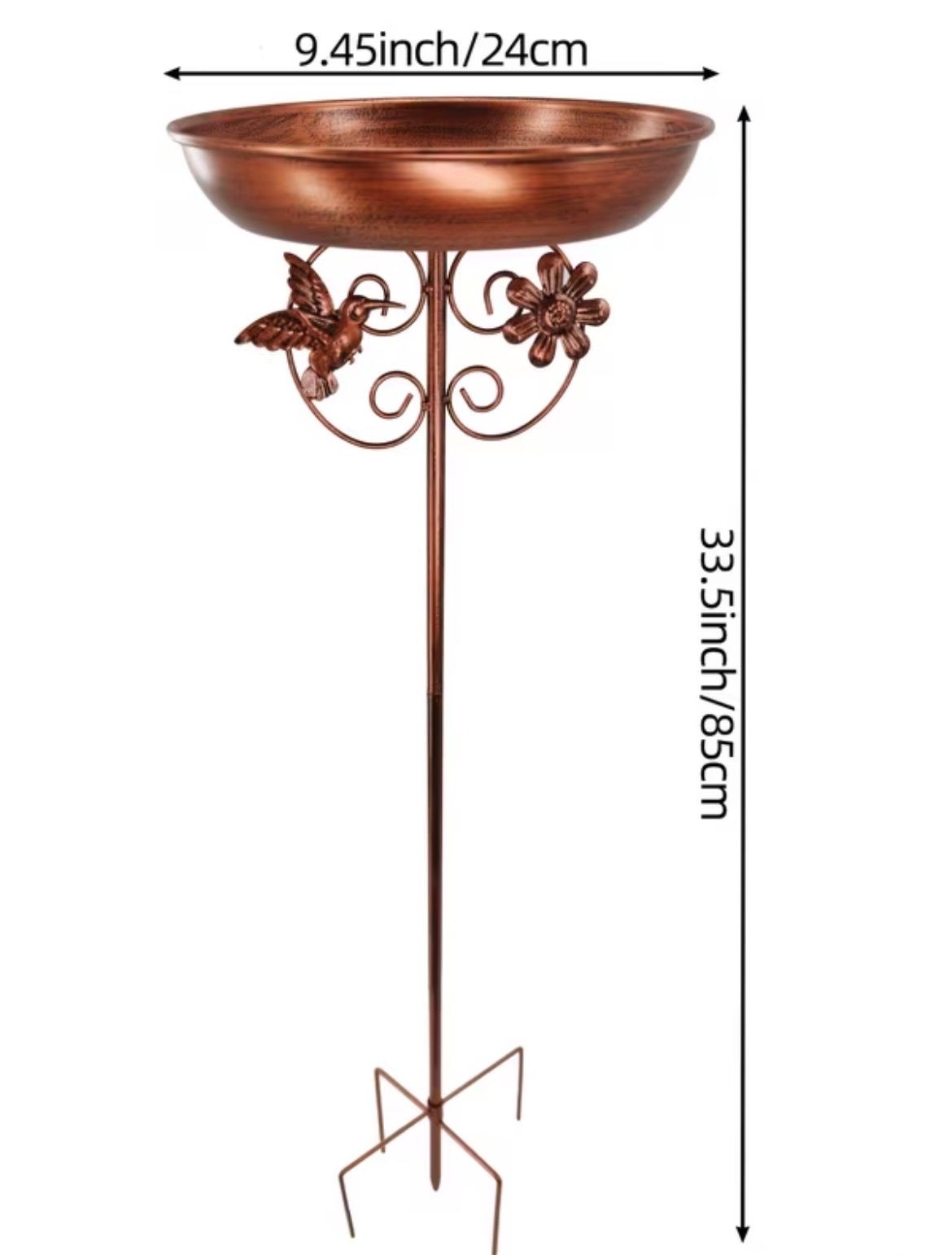 Bird Bath for Outdoors Freestanding Birdbath - R 475.00